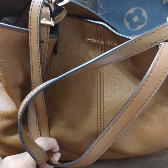 Michael Kors Brown Leather Tote Bag - Picture 5 of 8